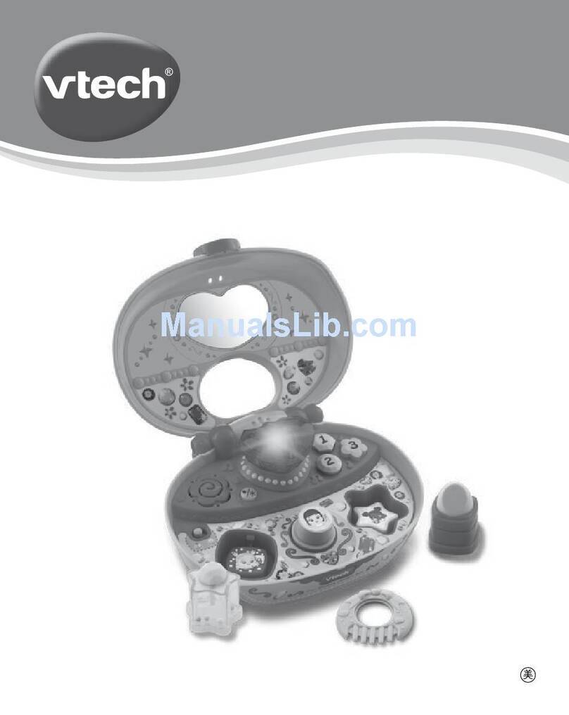 V-tech Fun Shapes Jewelry Box User manual