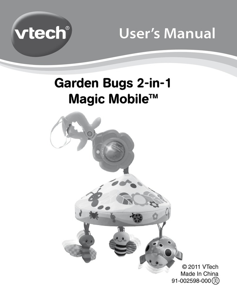 V-tech Garden Bugs 2-in-1 Magic Mobile User manual