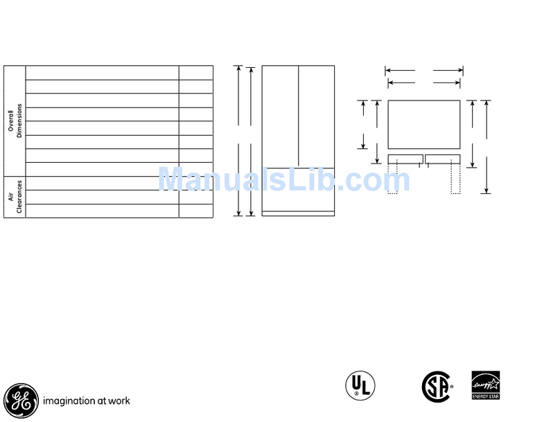 GE Profile PFSS9SKYSS Manual