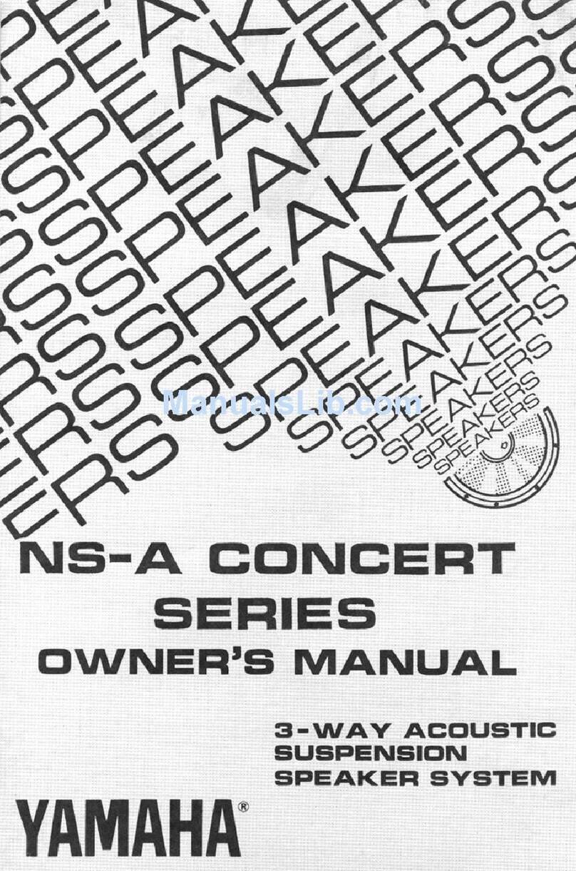 Yamaha NS-A2835 owner's manual