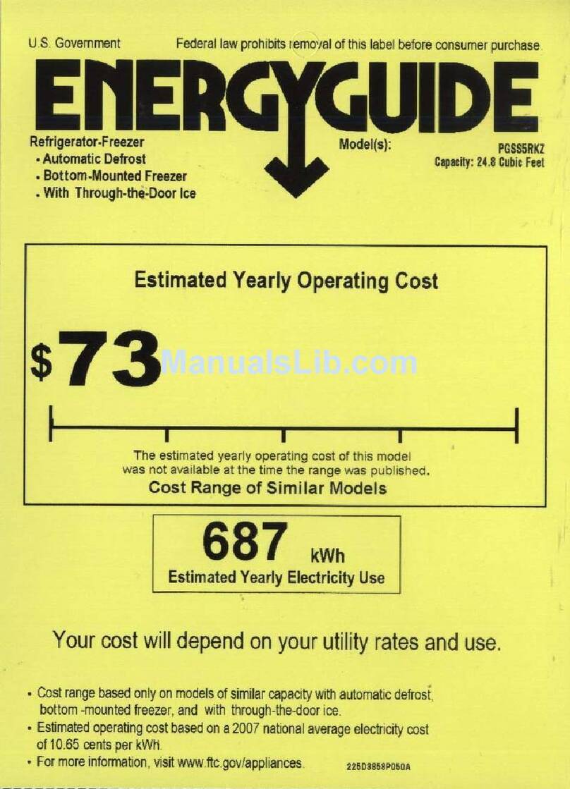 GE Profile PGSS5RKZ Assembly instructions