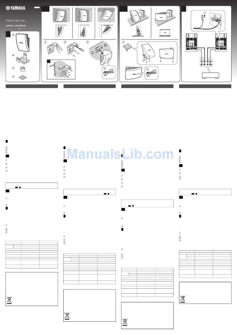 Yamaha NS-AW392BL user guide