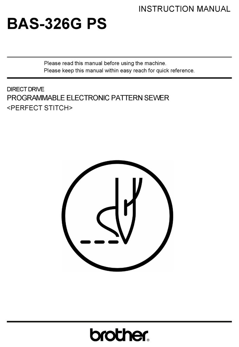 Brother BAS-326G PS User manual Brother BAS-326G PS User manual