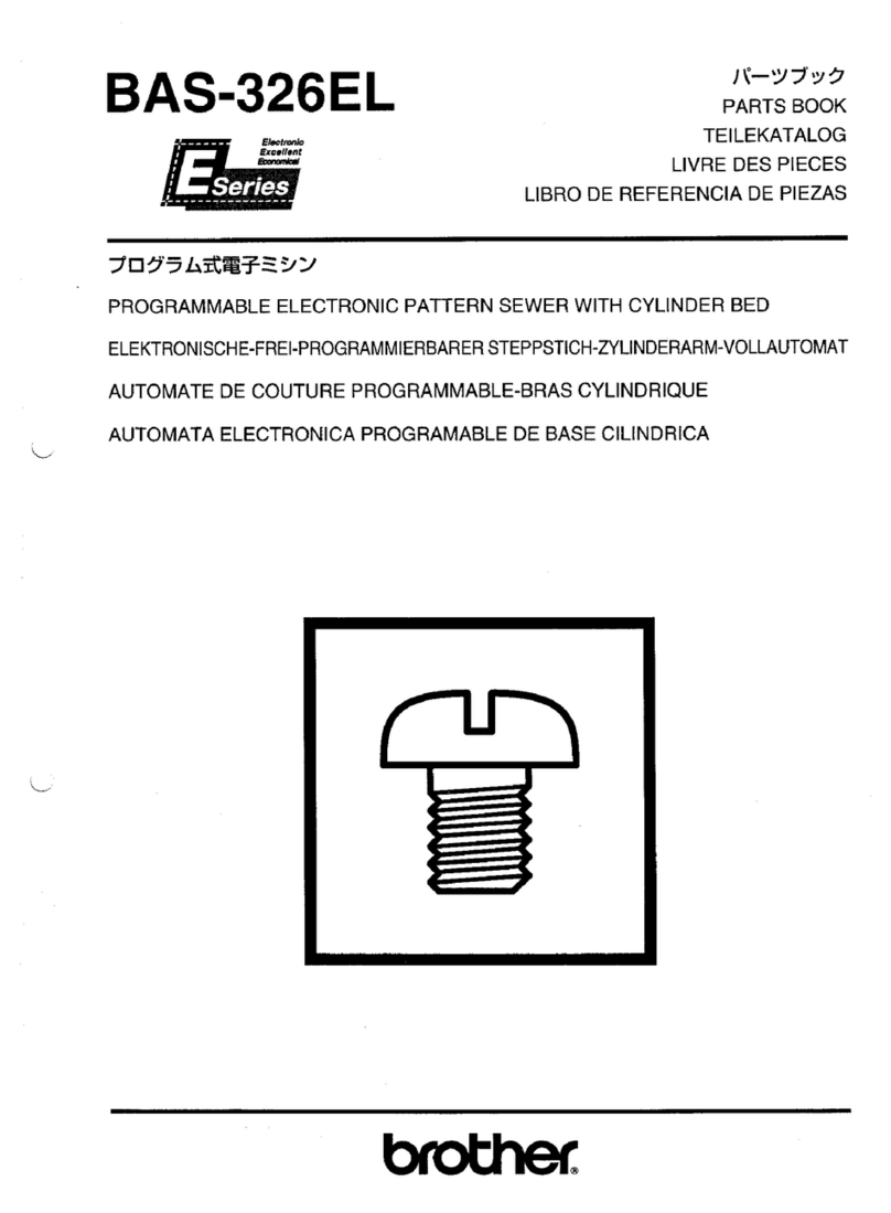Brother BAS-326E parts manual