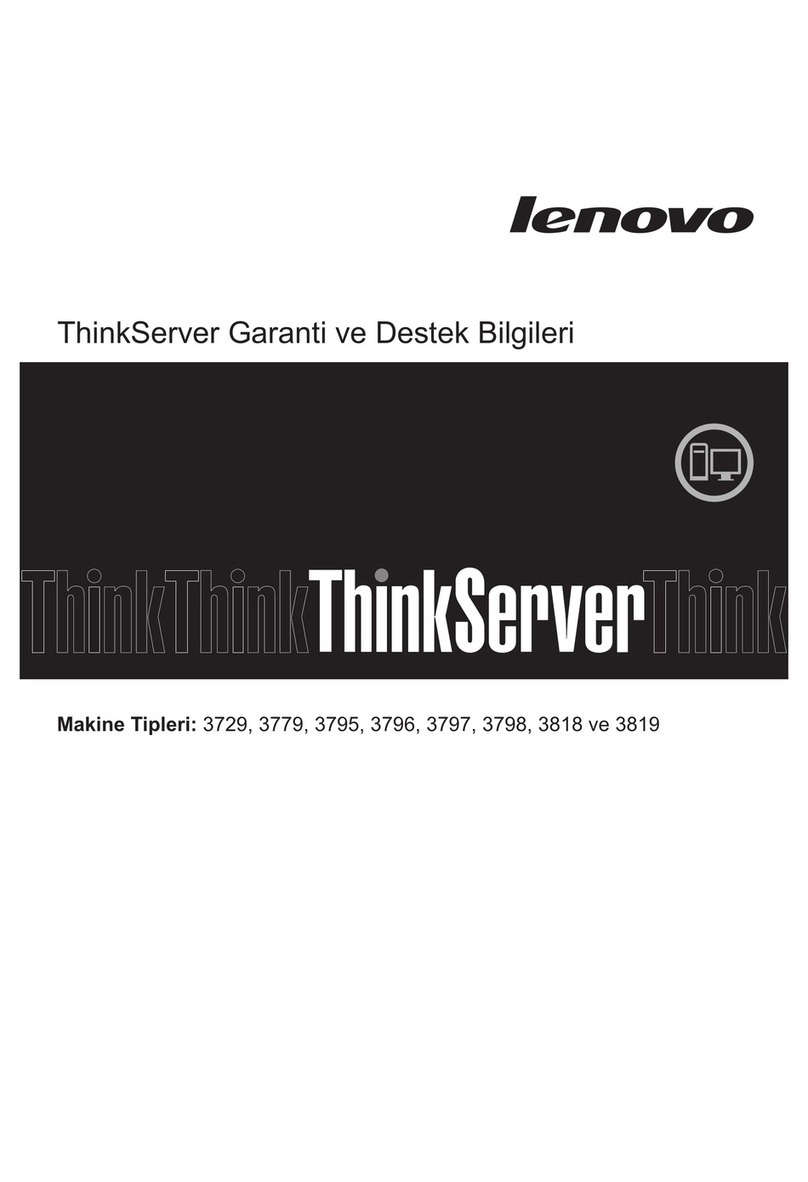 Lenovo ThinkServer RD210 Garanti ve Destek Bilgileri