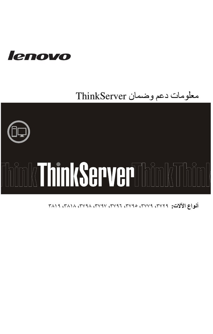 Lenovo ThinkServer RD210 manual