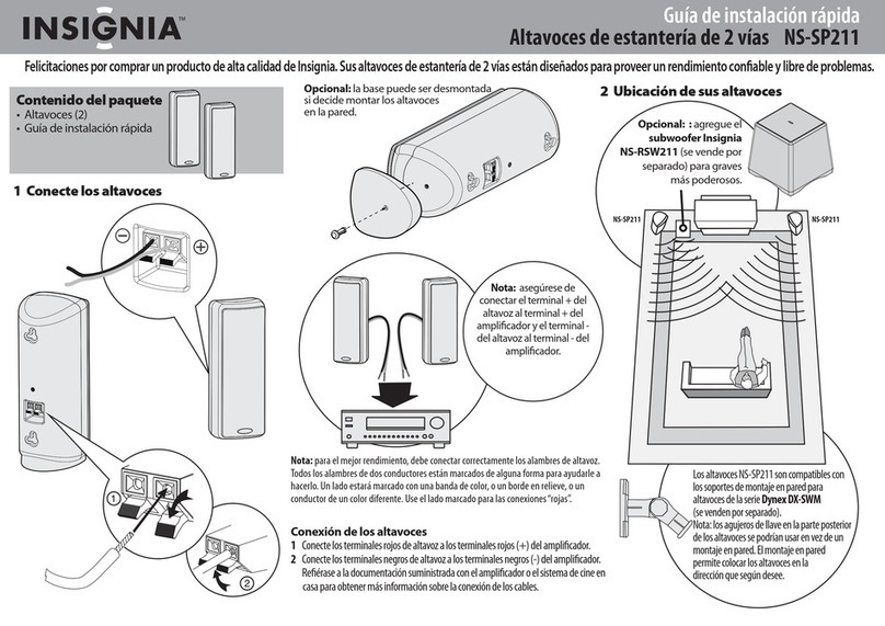 Insignia NSSP211 Guia de iniciação rápida