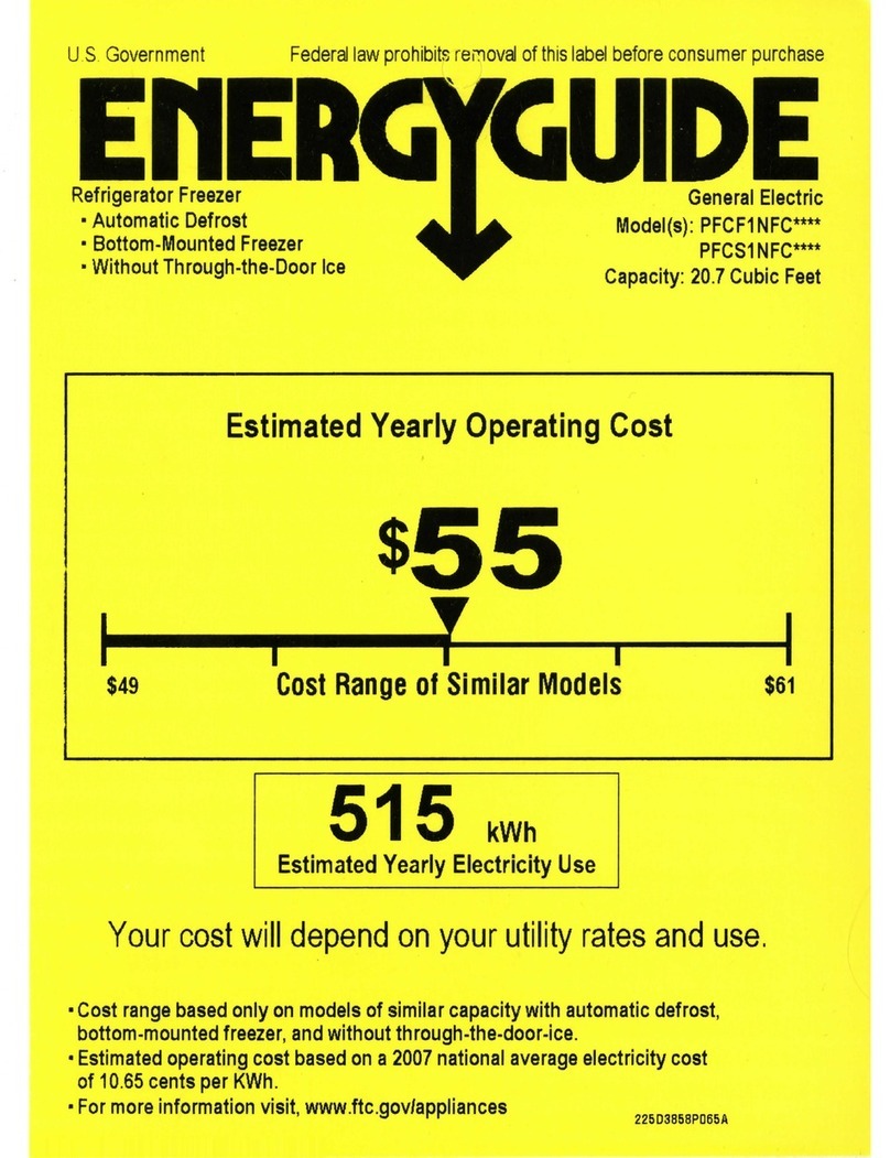 GE PFCS1NFCSS Assembly instructions