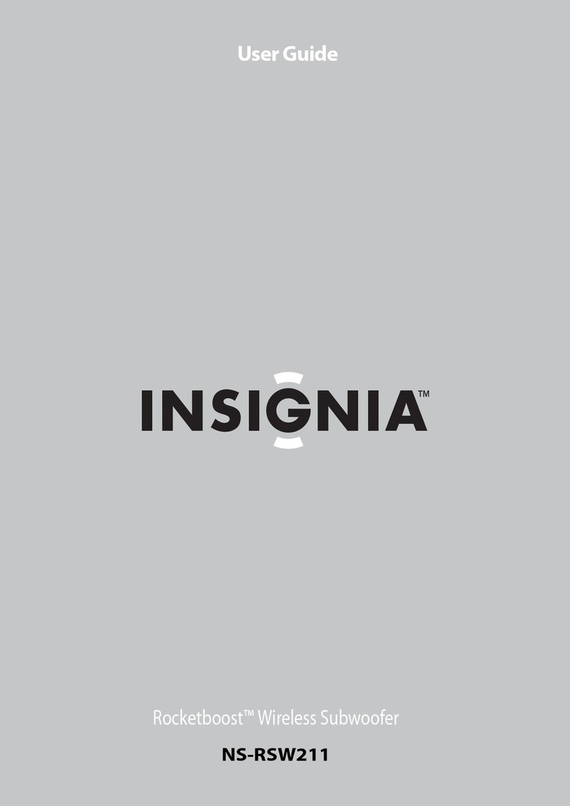 Insignia Rocketboost NS-RSW211 User manual