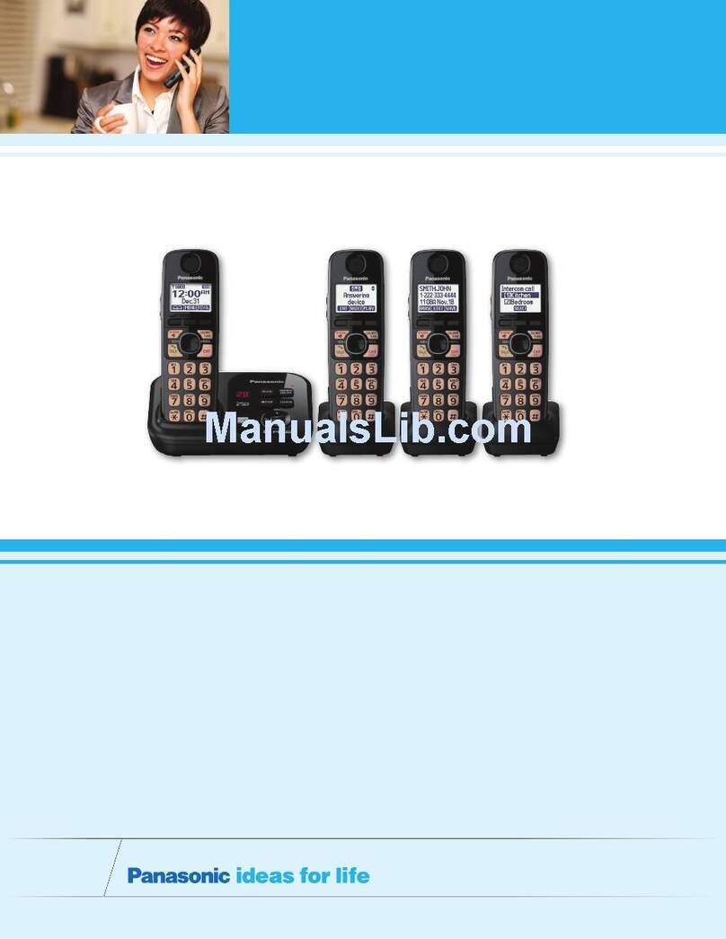 Panasonic KX-TG4734B Specifications