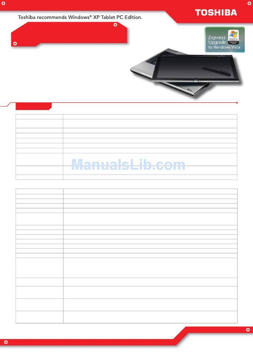 Toshiba PTM70U-00C007 User manual