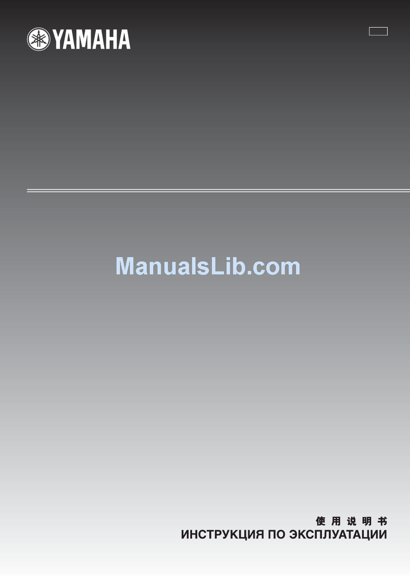 Yamaha NS-F700 User manual Yamaha NS-F700 User manual