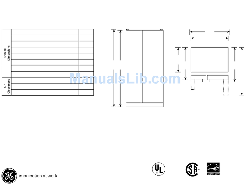 GE PSHF6RGXCC - Profile 26' Dispenser... Manual