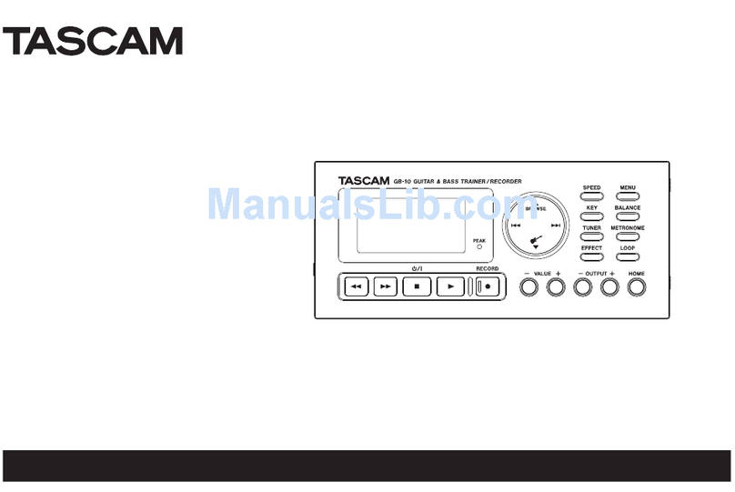 Teac GB-10 owner's manual
