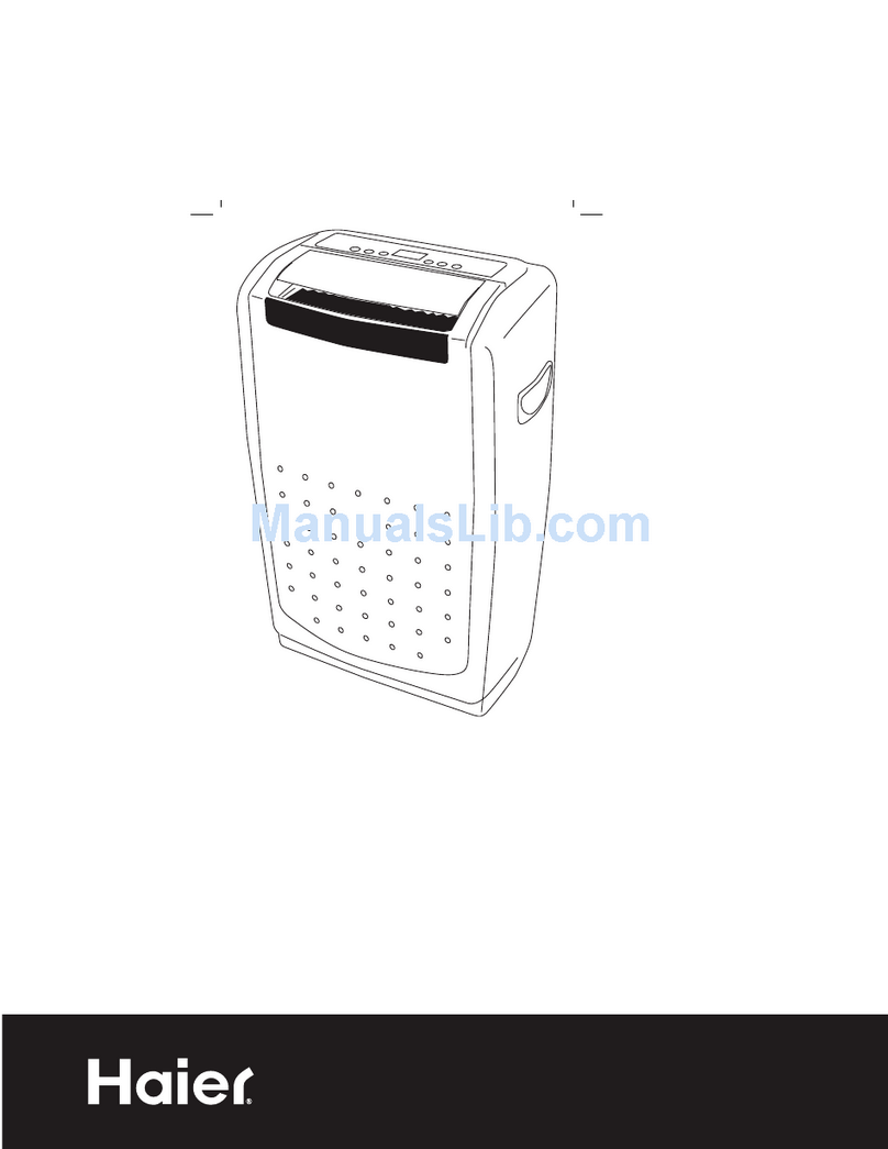 Haier HPRD12XC7 - 12000 BTU Portable AC User manual