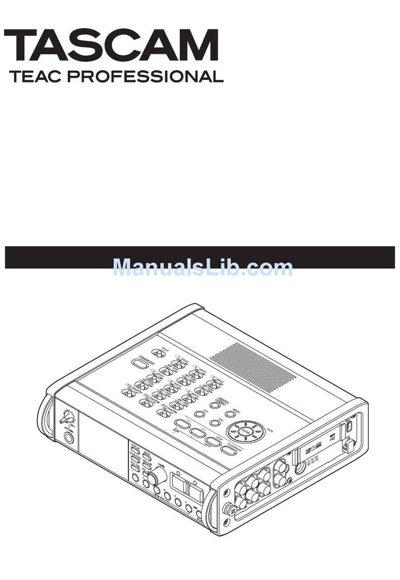 Tascam DR-680 User manual