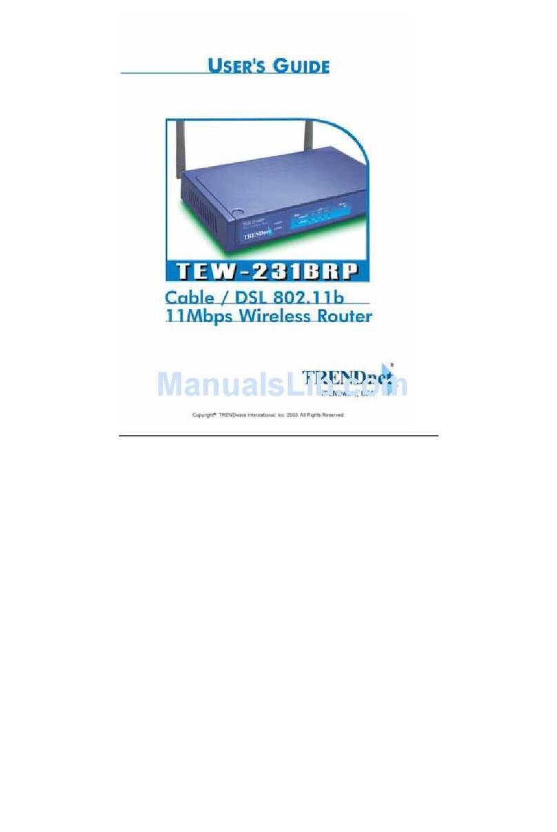 TRENDnet TEW-231BRP User manual