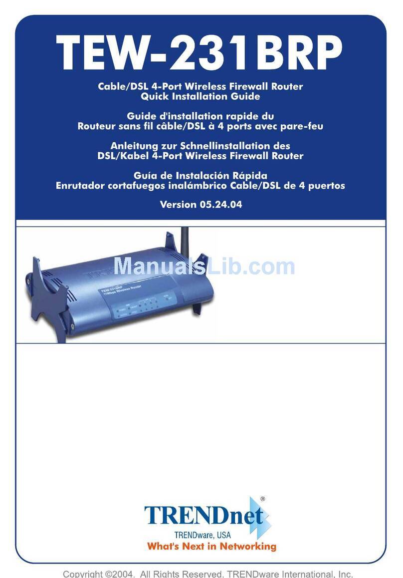 TRENDnet TEW-231BRP User manual
