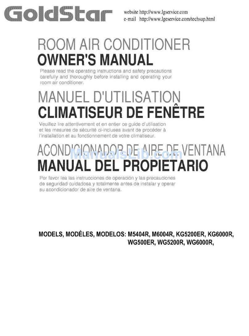 Goldstar KG6000R owner's manual