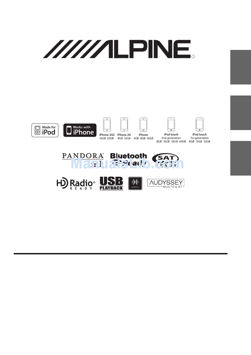 Alpine iDA-X305S owner's manual