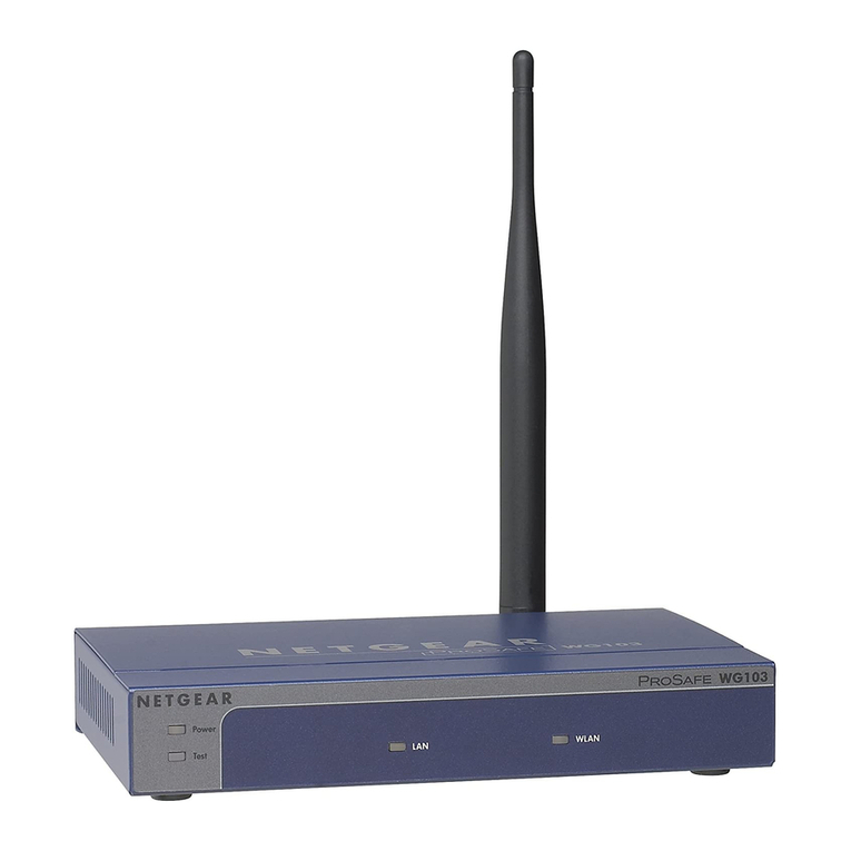 NETGEAR WG103 ProSafe User manual