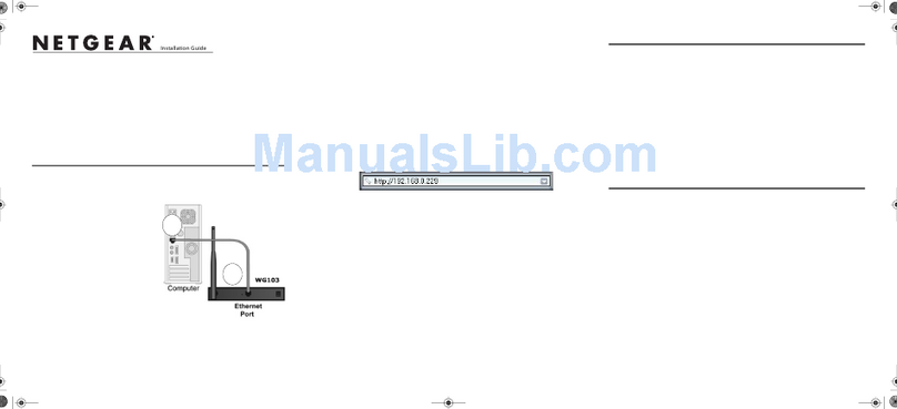 NETGEAR WG103 ProSafe installation guide