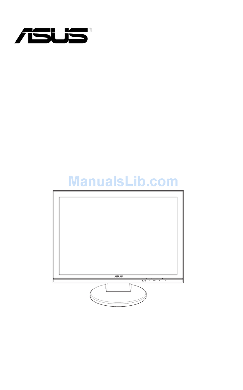 Asus VW220D User manual Asus VW220D User manual
