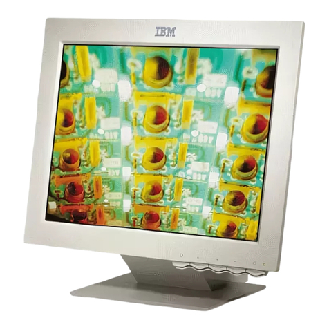 IBM 9512AB1 - T 541 - 15" LCD Monitor User manual