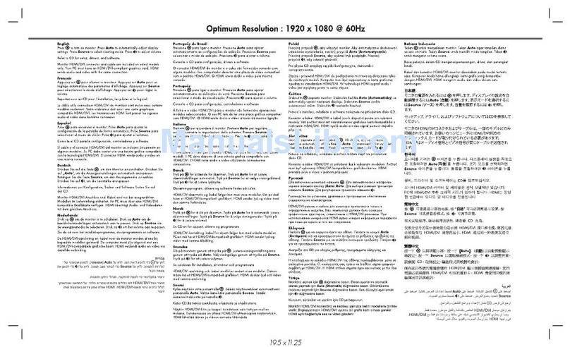 HP Q2159 - Compaq - 21.5" LCD Monitor User manual