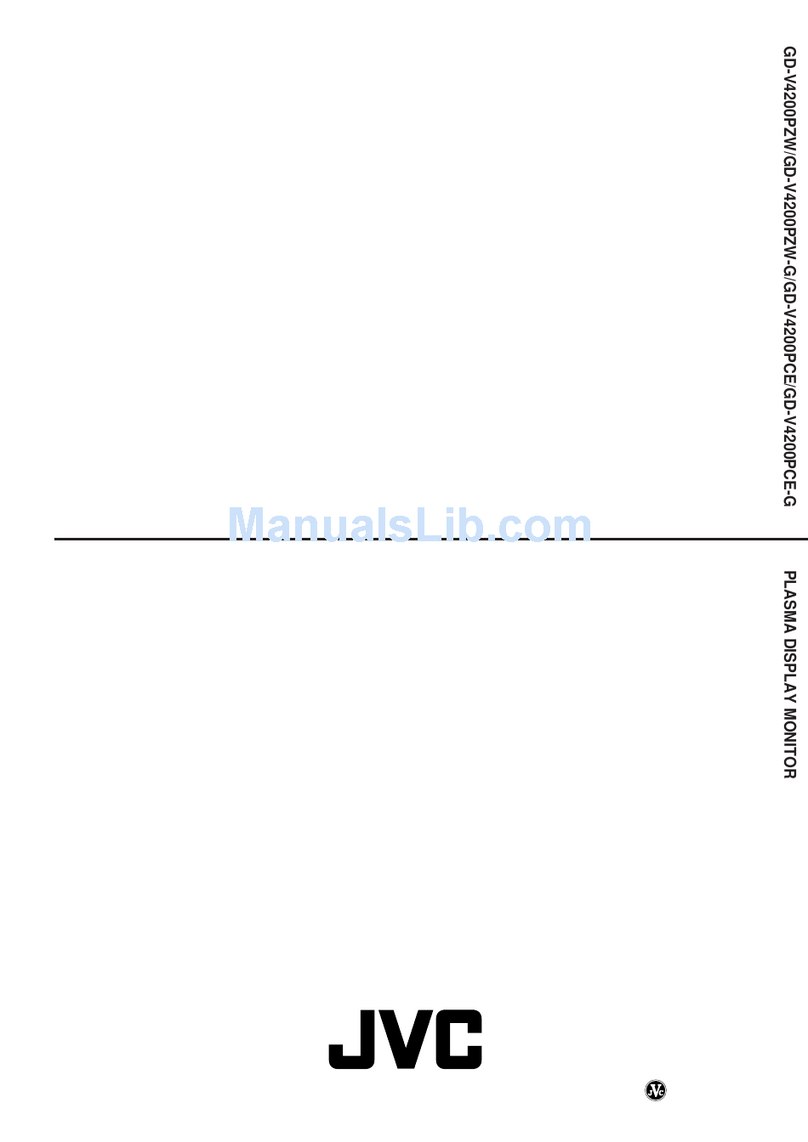 JVC GD-V4200PZW - Plasma Display User manual
