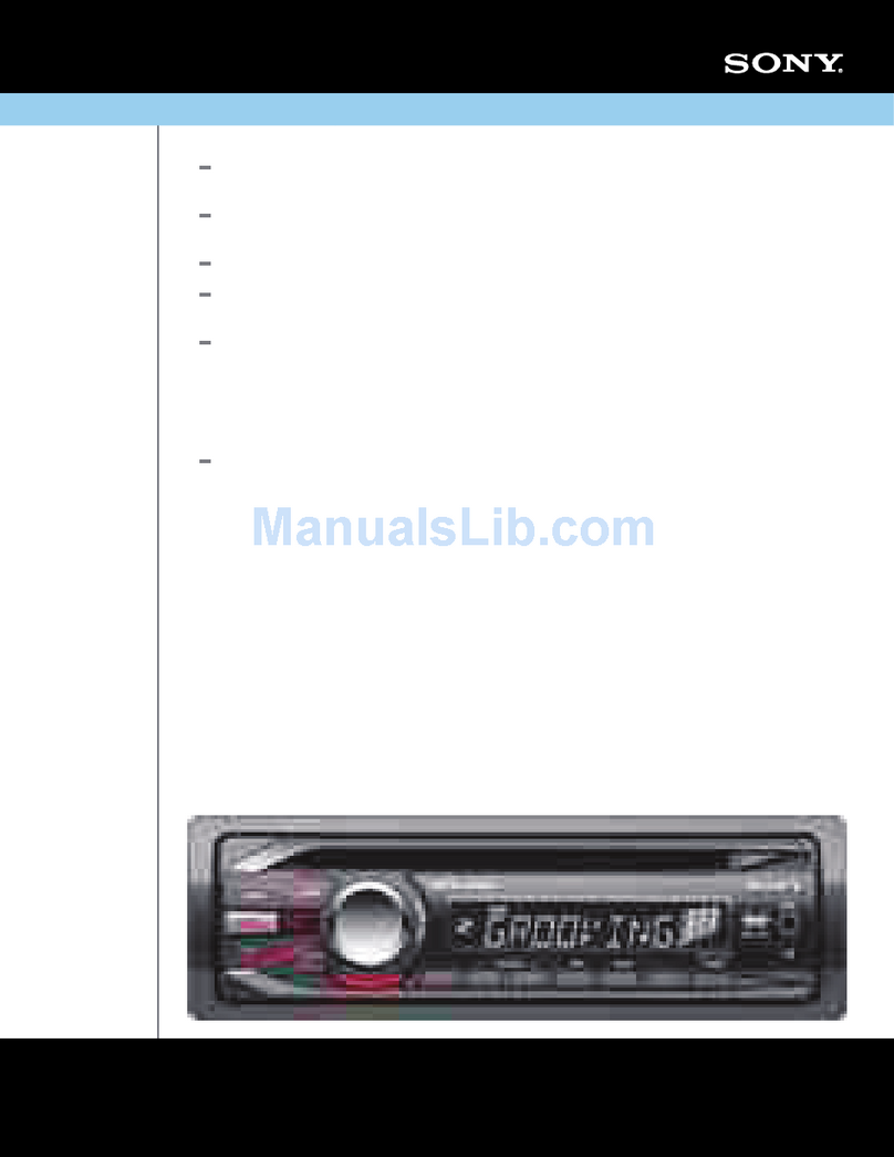 Sony CDX-GT240 User manual