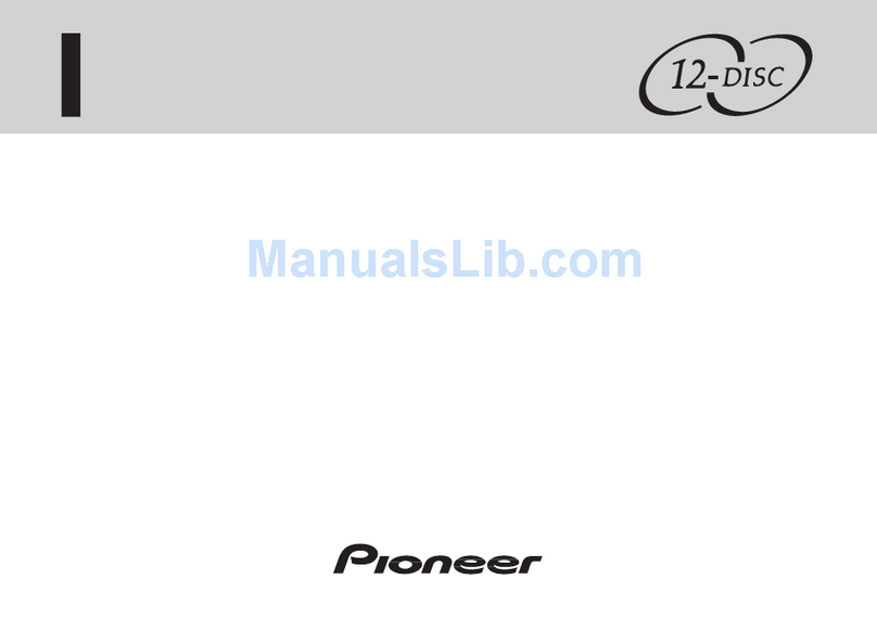 Pioneer FM1277 - CD Changer User manual Pioneer FM1277 - CD Changer User manual