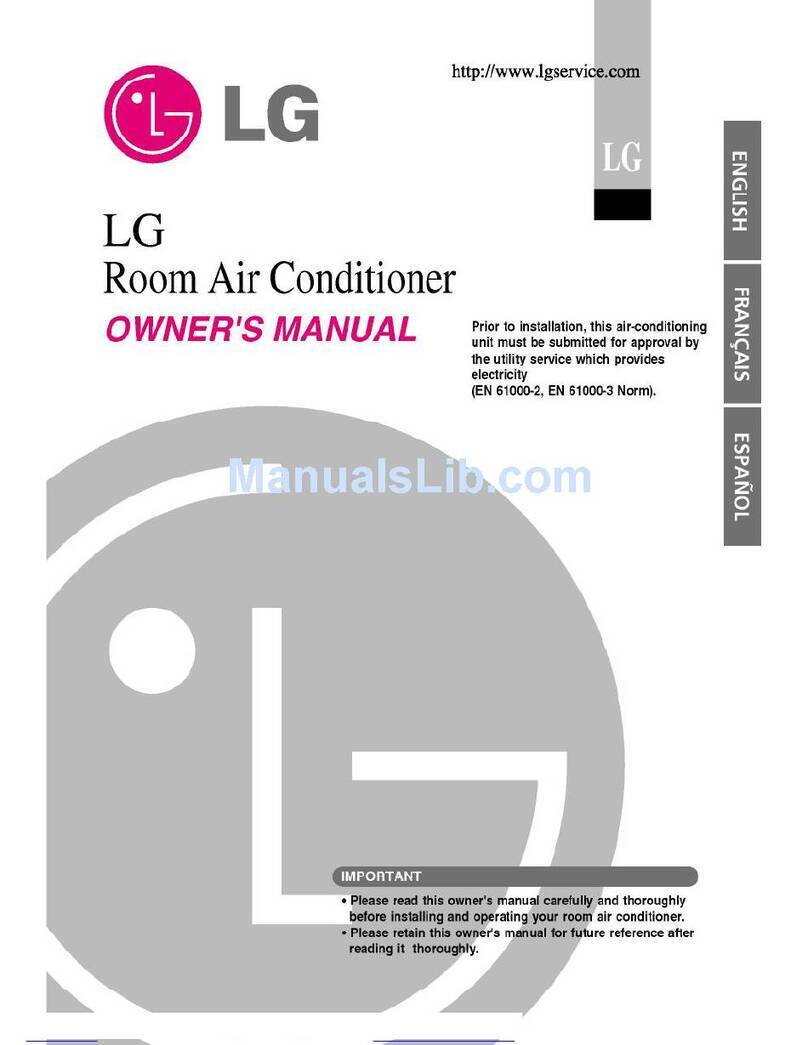 LG ARTCOOL LAU121HNM User manual