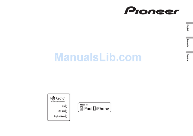 Pioneer DEH-X5500HD User manual