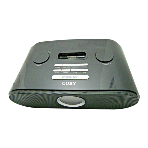 Coby CS-MP125 User manual