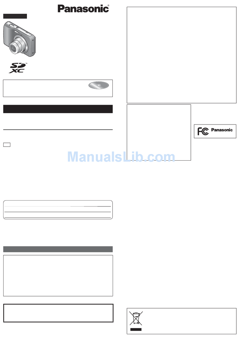 Panasonic Lumix DMC-LS5 Installation and service instructions