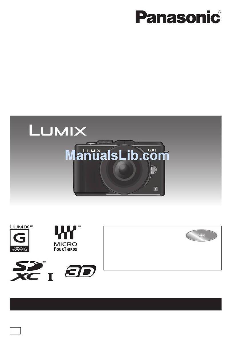 Panasonic Lumix DMC-GX1K Installation and service instructions