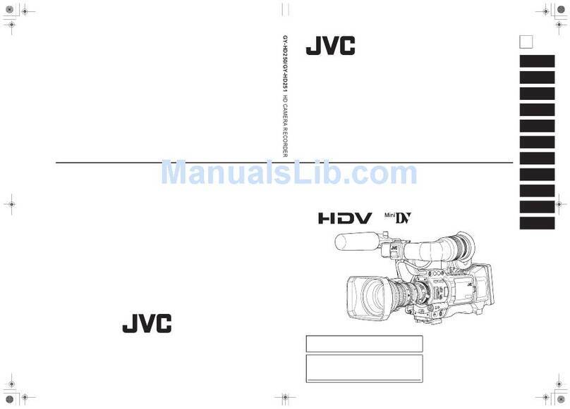 JVC GY-HD250U - 3-ccd Prohd Camcorder User manual