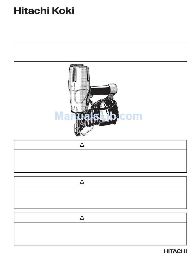 Hitachi Koki NV75AG - 3" Utility Coil Nailer Instruction Manual Hitachi Koki NV75AG - 3" Utility Coil Nailer Instruction Manual