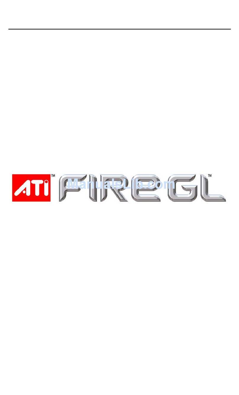 ATI Technologies 100-505181 - FireGL 256 MB PCI-Express Card user guide