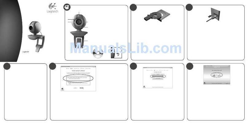 Logitech C500 - Webcam Web Camera quick start guide
