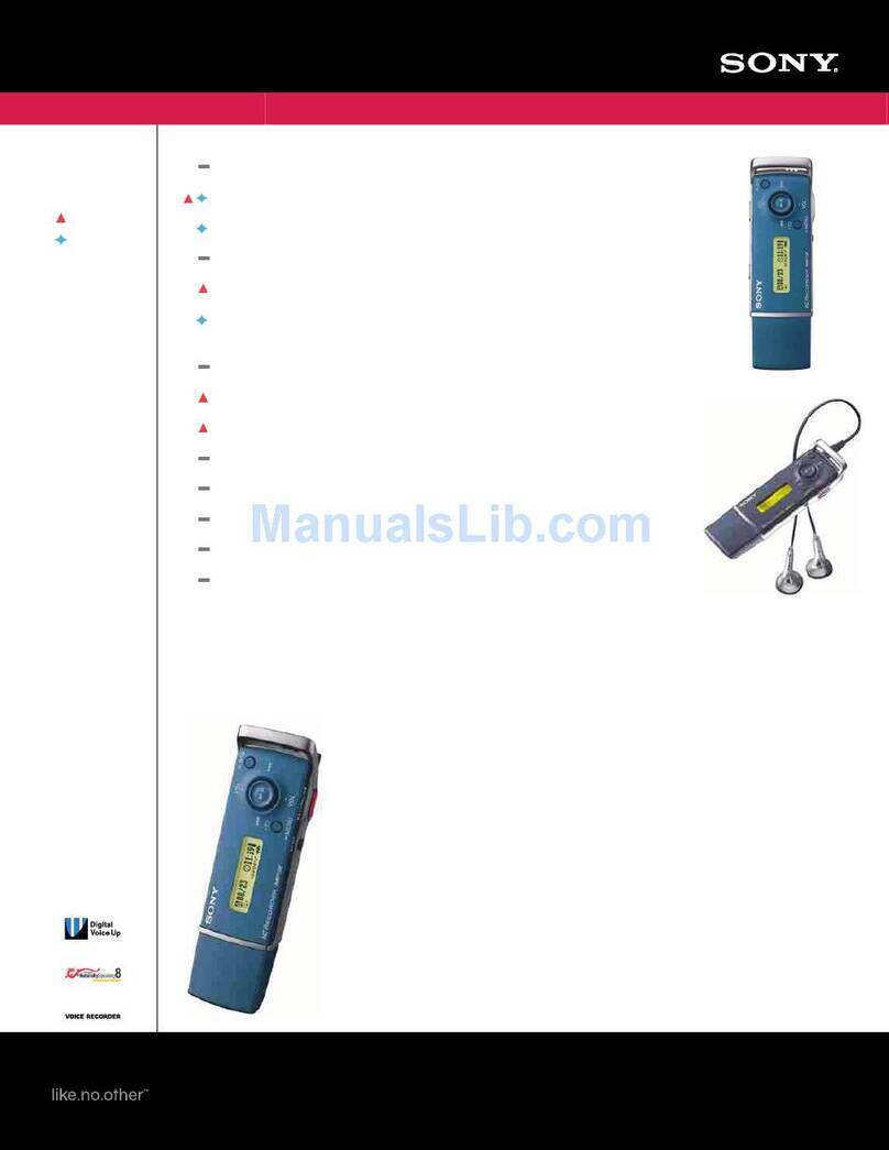 Sony ICD-U70 User manual