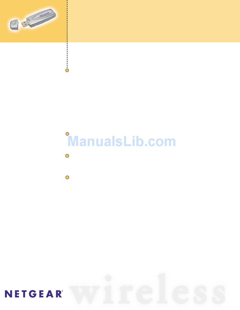 NETGEAR MA111v1 - 802.11b Wireless USB Adapter User manual