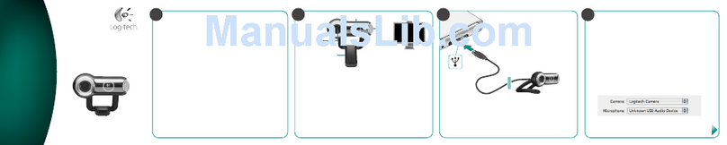 Logitech 960-000254 - Quickcam Vision Pro Web Camera User manual