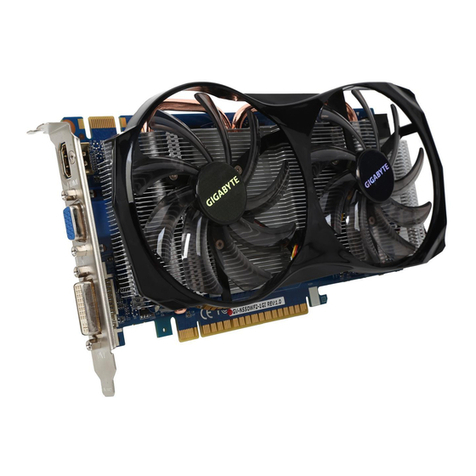 Gigabyte GV-N550WF2-1GI User manual