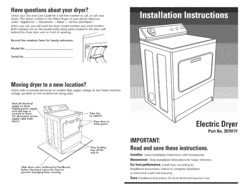 Whirlpool GEW9868KQ installation instructions