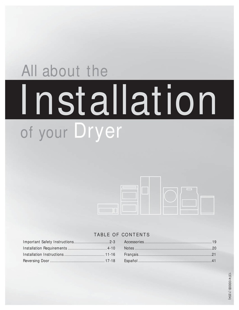 Frigidaire FARG4044MW User manual