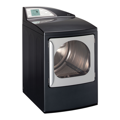 GE DPGT750ECPL - Profile Harmony 7.3 cu. Ft. Electric... User manual