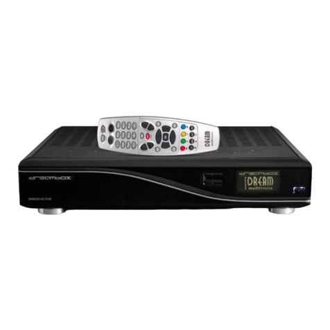 DREAM MULTIMEDIA DM8000 HD PVR DVD User manual