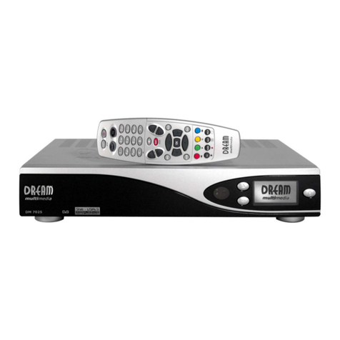 DREAM MULTIMEDIA Dreambox DM 7025 user manual